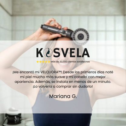 VELQUORA™ Cabezal de ducha con filtro