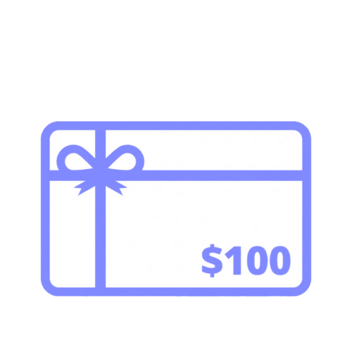 Tarjeta de regalo de $100